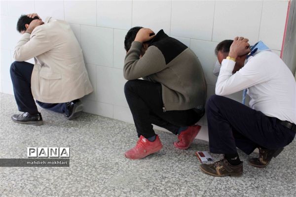 بیستمین مانور سراسری زلزله در مدارس استان یزد