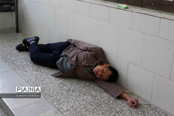 بیستمین مانور سراسری زلزله در مدارس استان یزد