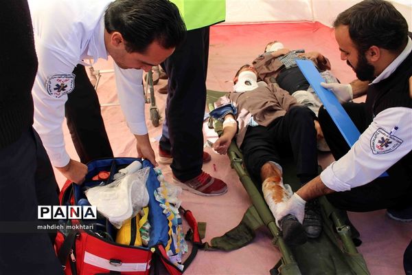 بیستمین مانور سراسری زلزله در مدارس استان یزد