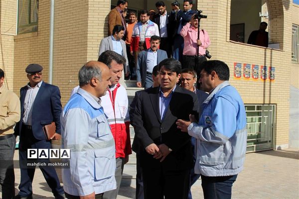 بیستمین مانور سراسری زلزله در مدارس استان یزد