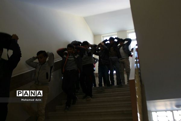 بیستمین مانور سراسری زلزله و ایمنی در مدارس استان کرمانشاه