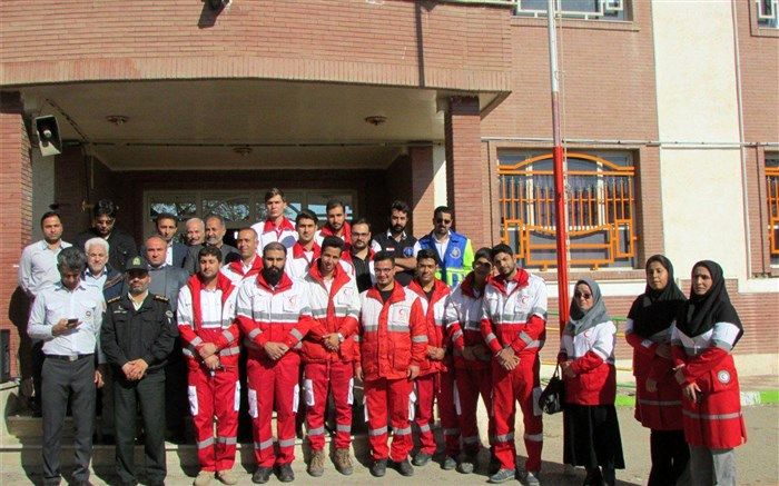 مانور سراسری زلزله و ایمنی در مدرسه پسرانه سما ایوانکی برگزار شد