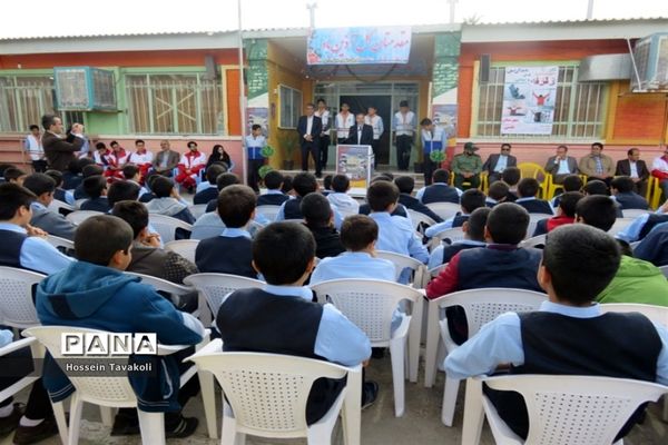بیستمین مانور سراسری زلزله و ایمنی مدارس در شهرستان طبس