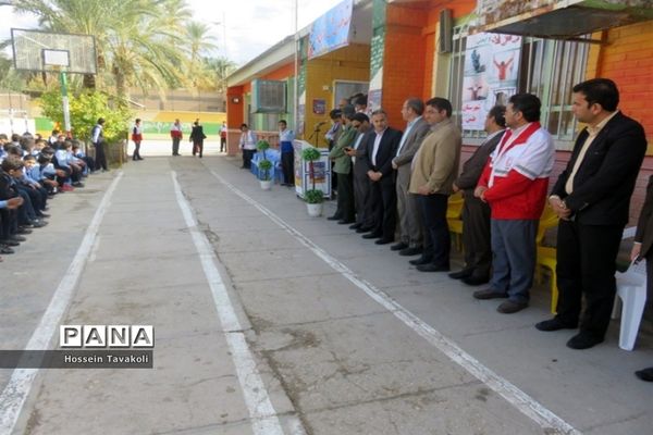 بیستمین مانور سراسری زلزله و ایمنی مدارس در شهرستان طبس