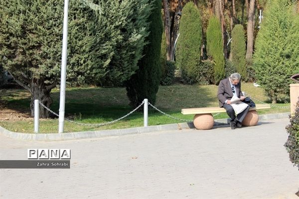طبیعت پاییزی پارک لاله تهران