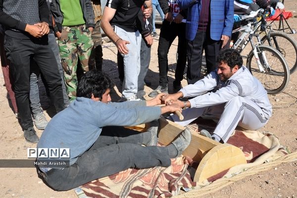 جشنواره فرهنگی ورزشی درجنگل نخاب شهرستان خوسف خراسان جنوبی