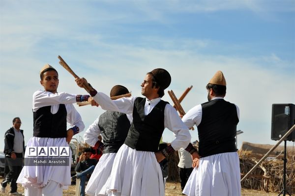 جشنواره فرهنگی ورزشی درجنگل نخاب شهرستان خوسف خراسان جنوبی