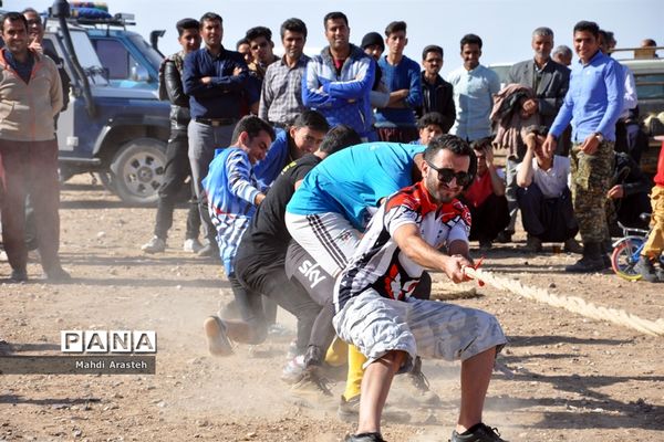 جشنواره فرهنگی ورزشی درجنگل نخاب شهرستان خوسف خراسان جنوبی