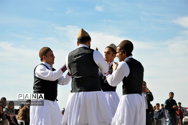 جشنواره فرهنگی ورزشی درجنگل نخاب شهرستان خوسف خراسان جنوبی