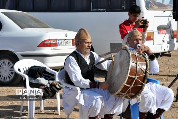 جشنواره فرهنگی ورزشی درجنگل نخاب شهرستان خوسف خراسان جنوبی