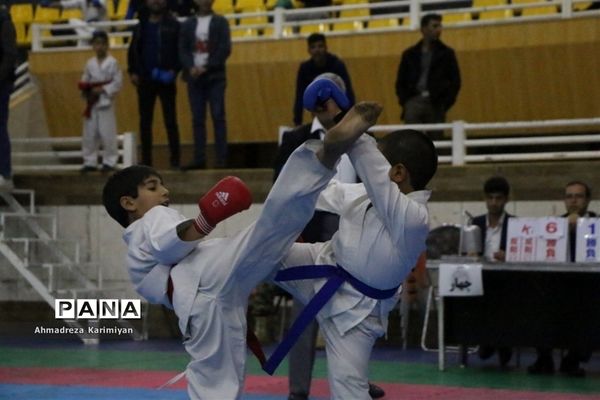 برگزاری مسابقات قهرمانی کاراته در شیراز
