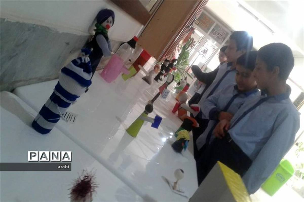 برگزاری نمایشکاه عروسک های کتابخوان درآموزشگاه شهید بهشتی کاشمر