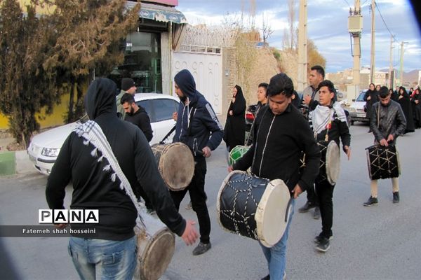 مراسم تشییع پیکر مطهر شهید گمنام در شهرستان فیروزکوه