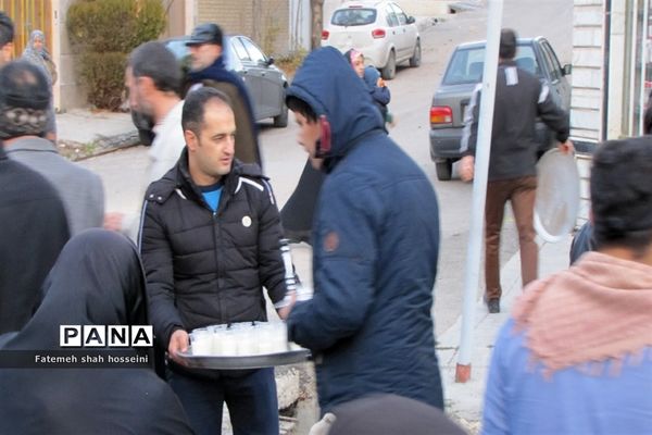 مراسم تشییع پیکر مطهر شهید گمنام در شهرستان فیروزکوه