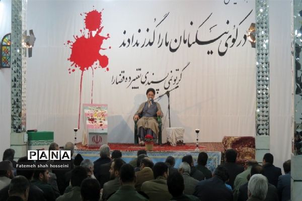 مراسم تشییع پیکر مطهر شهید گمنام در شهرستان فیروزکوه