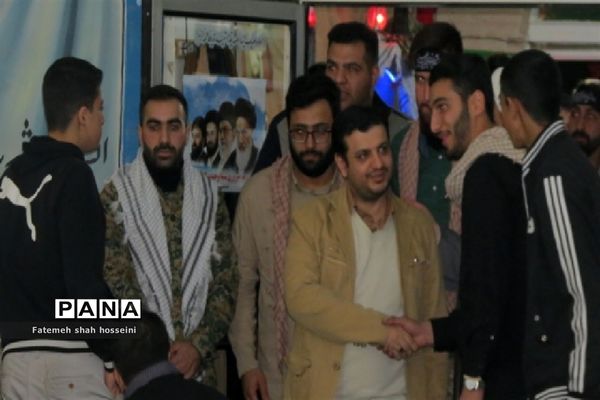 مراسم تشییع پیکر مطهر شهید گمنام در شهرستان فیروزکوه