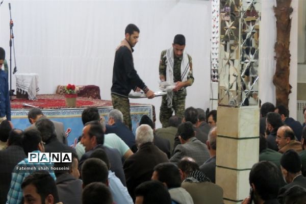 مراسم تشییع پیکر مطهر شهید گمنام در شهرستان فیروزکوه