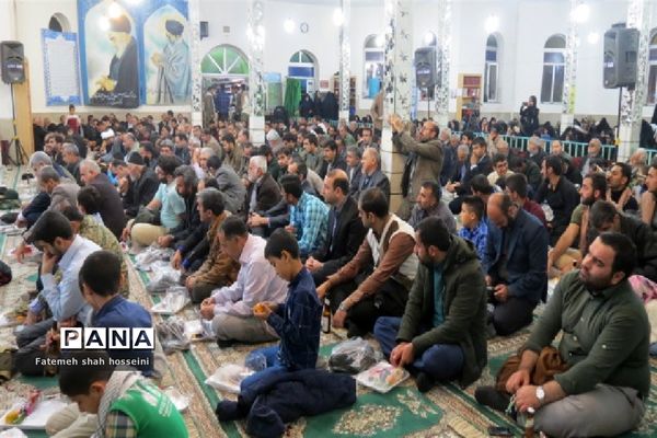 مراسم تشییع پیکر مطهر شهید گمنام در شهرستان فیروزکوه