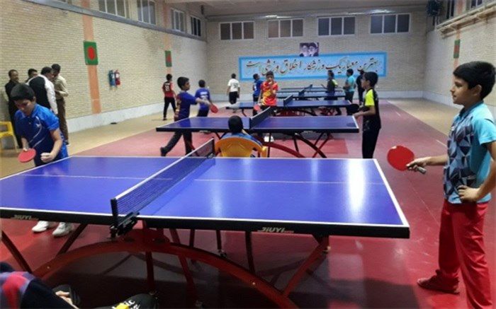 برگزاری مسابقات تنیس روی میز شهرستان بافق