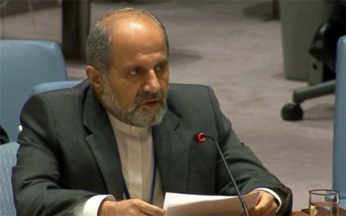 سفیر ایران در سازمان ملل متحد: اشغالگری صهیونیست‌ها ریشه اصلی بحران خاورمیانه است