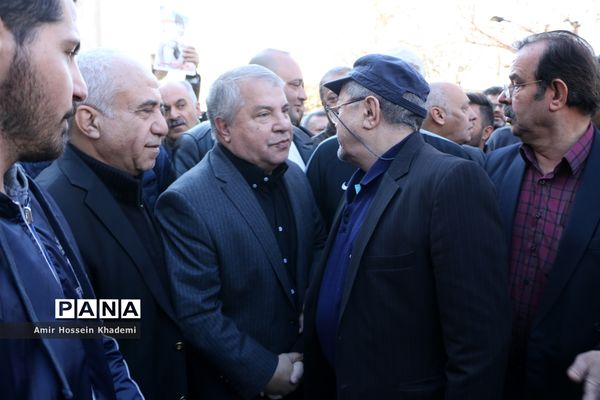 تشییع پیکر ایرج دانایی فرد پیشکسوت فوتبال