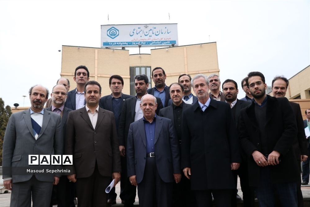بازدید معاون استخدامی رئیس جمهور از شعبه پنجم سازمان تامین اجتماعی تبریز