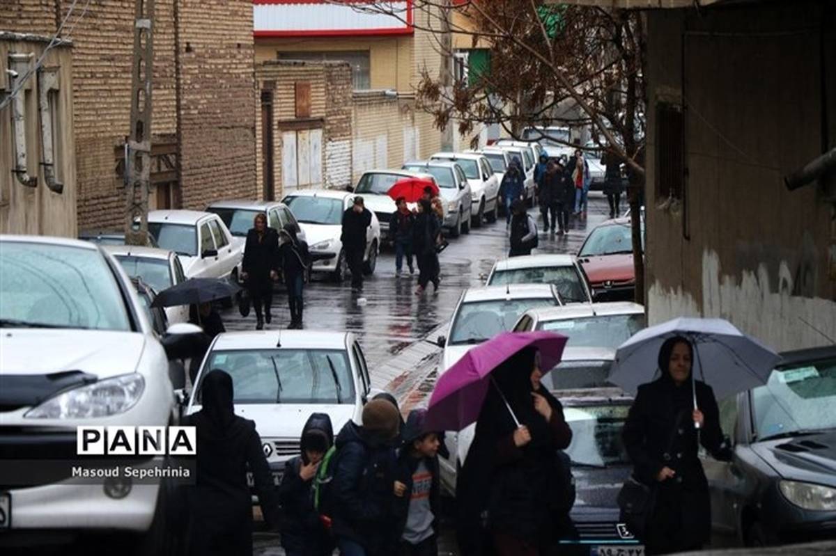 آخرین وضع بارش‌های ایران
