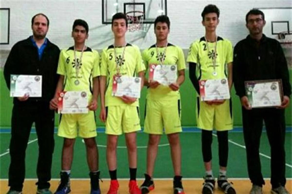 دانش آموزان نیشابوری بر سکوی قهرمانی بسکتبال استان ایستادند