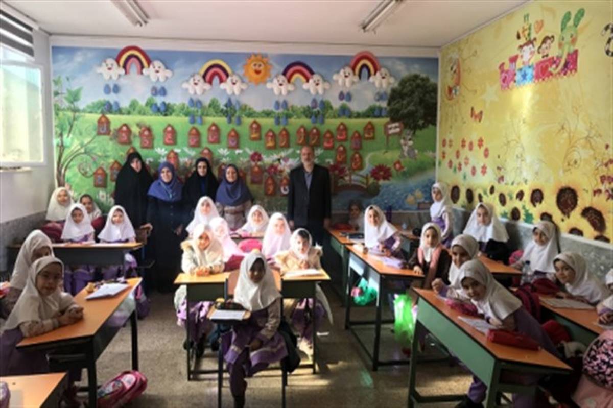 بازدید مدیر منطقه 18 از مدارس  شهید علوی و فلاح مقدم