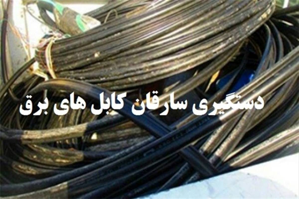 دستگیری سارقان کابل های برق در نظرآباد