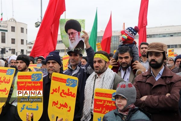 راهپیمایی 9 دی در مشهد