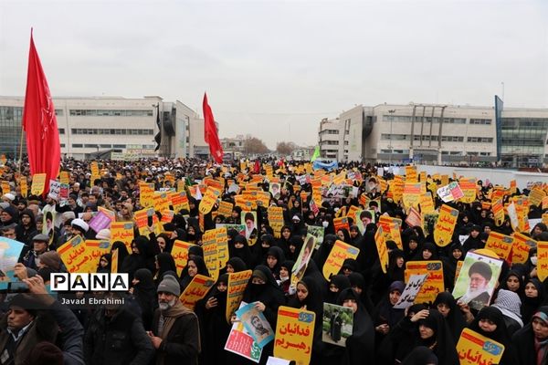 راهپیمایی 9 دی در مشهد