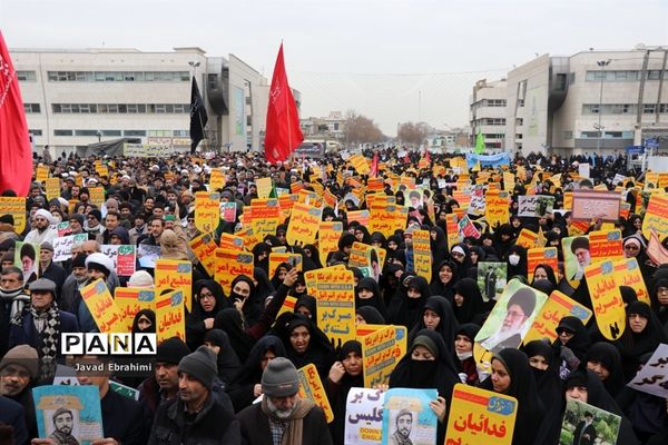 راهپیمایی 9 دی در مشهد