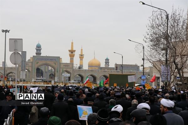 راهپیمایی 9 دی در مشهد