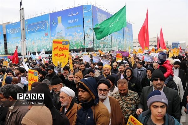 راهپیمایی 9 دی در مشهد