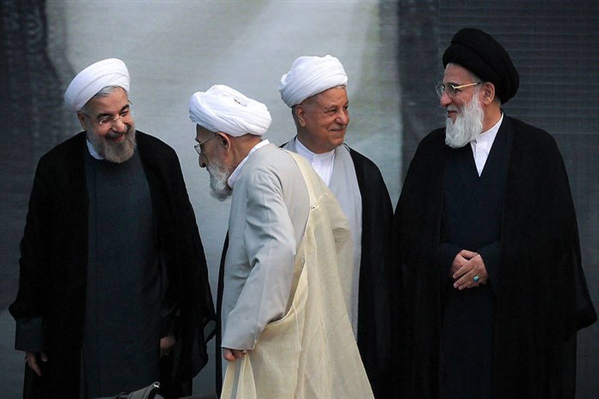 تصویر/ هاشمی رفسنجانی، هاشمی شاهرودی، مهدوی کنی و حسن روحانی در یک قاب