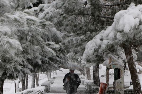 اولین برف زمستانی در ارومیه