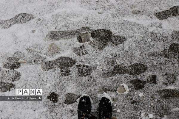 اولین برف زمستانی در ارومیه