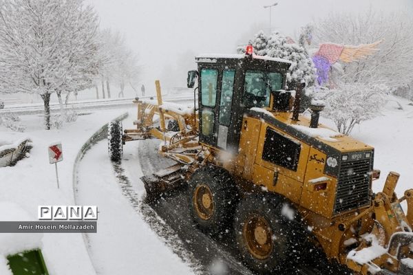 اولین برف زمستانی در ارومیه