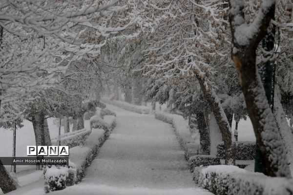 اولین برف زمستانی در ارومیه