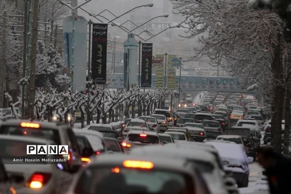 اولین برف زمستانی در ارومیه