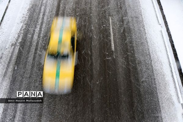 اولین برف زمستانی در ارومیه