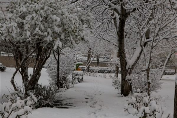 اولین برف زمستانی در ارومیه