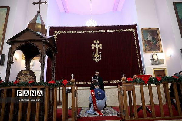 مراسم جشن سال نو ارامنه در کلیسای تارگمانچاتس مقدس