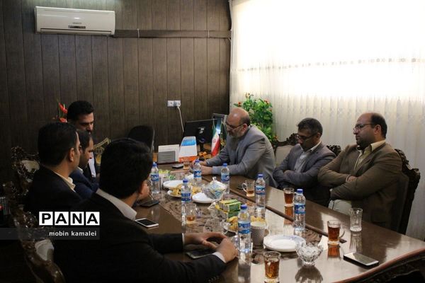 دیدار مدیر سازمان دانش‌آموزی سیستان و بلوچستان با رئیس اتحادیه انجمن‌های اسلامی دانش‌آموزان