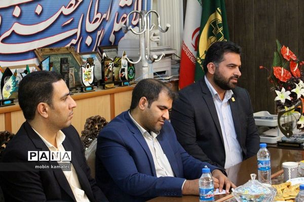 دیدار مدیر سازمان دانش‌آموزی سیستان و بلوچستان با رئیس اتحادیه انجمن‌های اسلامی دانش‌آموزان