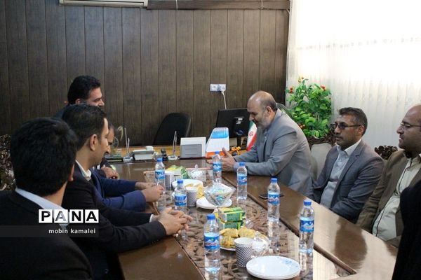 دیدار مدیر سازمان دانش‌آموزی سیستان و بلوچستان با رئیس اتحادیه انجمن‌های اسلامی دانش‌آموزان