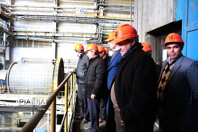 بازدید معاونان پرورشی و تربیتبدنی آموزش و پرورش آذربایجان شرقی از مجتمع مس سونگون