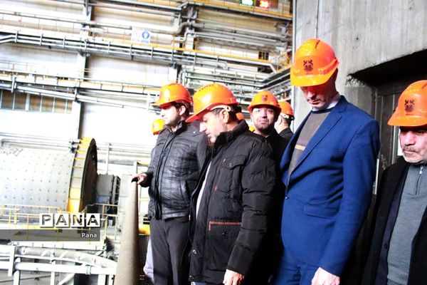بازدید معاونان پرورشی و تربیت‌بدنی آموزش و پرورش آذربایجان شرقی از مجتمع مس سونگون