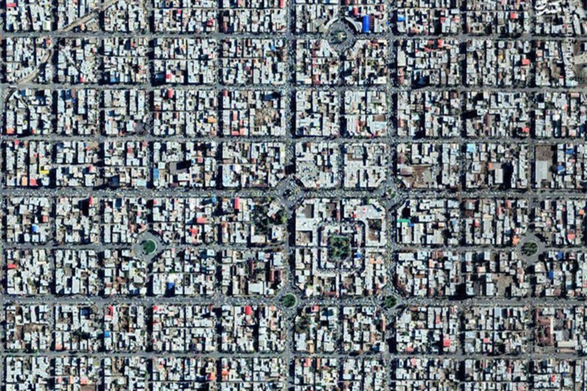 تصویر هوایی از منظم‌ترین شهر ایران